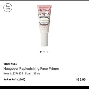Too Faced Hangover Primer New